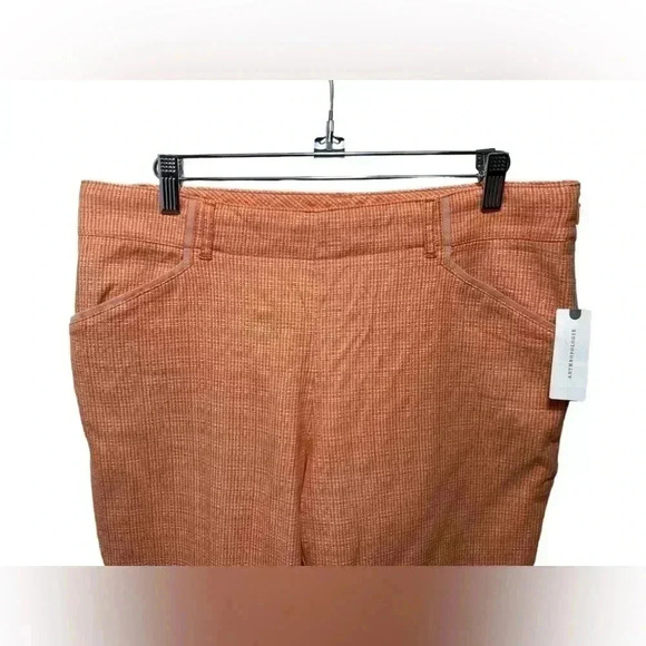 Cartonnier Charlie Trouser Side Zip Womens Size 10 Orange Striped Pants - Picture 3 of 14